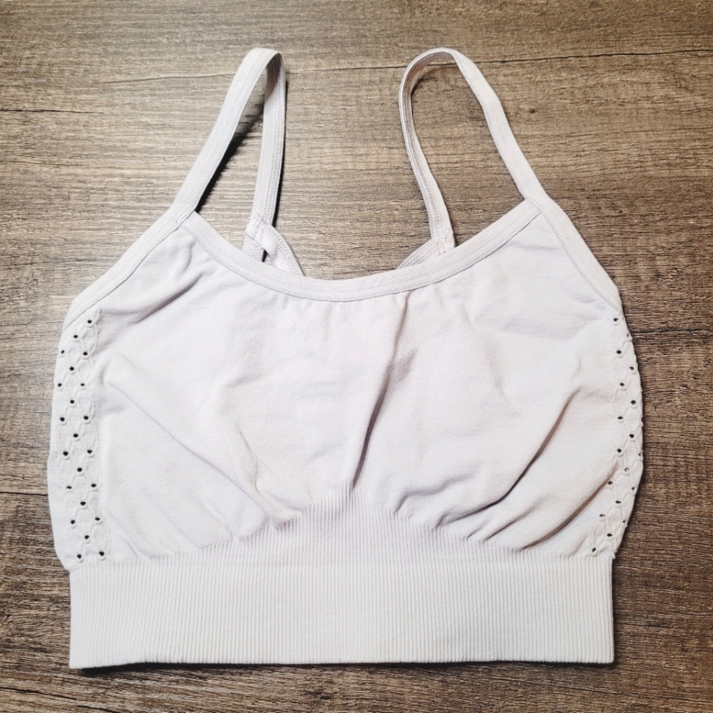 Bao Bei Active Seamless Sports Bra Light Gray Activewear